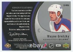06-07 Upper Deck Trilogy Autograph Script Hart Trophies Wayne Gretzky 9/9
