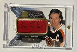 11-12 Cup Wayne Gretzky Scripted Swatches Patch Auto 14/35 1993 All-Star