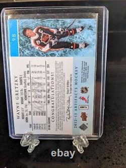 12/13 Upper Deck Artifacts Wayne Gretzky Dual Game Used Jersey /125