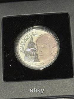 #172/500 2017 Upper Deck Grandeur Wayne Gretzky Coin 1oz Troy Silver with Box