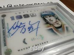 17-18 Upper Deck Artifacts Wayne Gretzky Auto Sigs Honoured Members #/27 Hms-wg