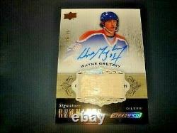 18/19 Engrained Wayne Gretzky Remnants Stick Patch Auto Signature /15 Oilers SSP