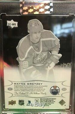 18-19 WAYNE GRETZKY Upper Deck Clear Cut AUTO Autograph Card, Priced To Sell