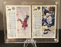 1990-1991 Upper Deck Wayne Gretzky and Patrick Roy Promo Cards In Original Case