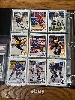 1990-91 UD Hockey Complete Set! Jagr RC. 2 Autographs and 2 PSA Gretzky/Lemieux