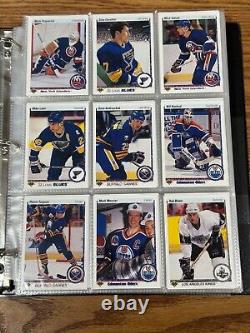 1990-91 UD Hockey Complete Set! Jagr RC. 2 Autographs and 2 PSA Gretzky/Lemieux