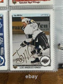 1990-91 UD Hockey Complete Set! Jagr RC. 2 Autographs and 2 PSA Gretzky/Lemieux