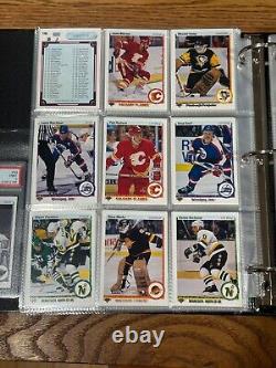 1990-91 UD Hockey Complete Set! Jagr RC. 2 Autographs and 2 PSA Gretzky/Lemieux