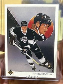 1990-91 Upper Deck #307 Wayne Gretzky ERROR Card'90 Comic Ball Hologram