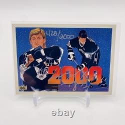 1990/91 Upper Deck #545 -signed Wayne Gretzky Auto 428/2000 Autographed