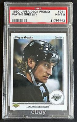 1990-91 Upper Deck Promo Wayne Gretzky Uer Error #241 PSA 9 MINT Low Pop