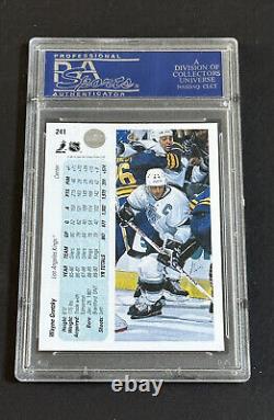 1990-91 Upper Deck Promo Wayne Gretzky Uer Error #241 PSA 9 MINT Low Pop