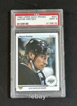 1990-91 Upper Deck Promo Wayne Gretzky Uer Error #241 PSA 9 MINT Low Pop