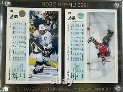 1990-91 Upper Deck WAYNE GRETZKY and PATRICK ROY PROMO CARDS Original Case #241