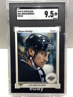 1990-91 Upper Deck Wayne Gretzky #241 Promo Sgc 9.5 Mt+