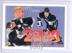 1990/91 Upper Deck Wayne Gretzky Auto 1497/2000 #545