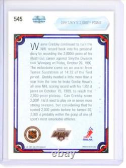 1990/91 Upper Deck Wayne Gretzky Auto 1497/2000 #545