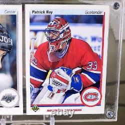 1990 UPPER DECK HOCKEY PROMO GRETZKY/ROY #241 ERROR Card