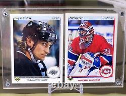 1990 UPPER DECK HOCKEY PROMO GRETZKY/ROY #241 ERROR Card