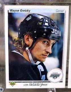 1990 UPPER DECK HOCKEY PROMO GRETZKY/ROY #241 ERROR Card