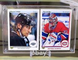 1990 UPPER DECK HOCKEY PROMO GRETZKY/ROY #241 ERROR Card