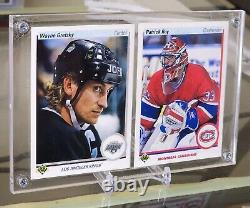 1990 UPPER DECK HOCKEY PROMO GRETZKY/ROY #241 ERROR Card