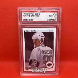 1990 Upper Deck #54 Wayne Gretzky PSA 10 Los Angeles The Great One Kings L. A