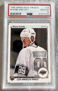 1990 Upper Deck French #54 Wayne Gretzky PSA 10