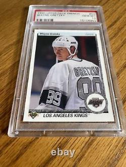 1990 Upper Deck Hockey #54 Wayne Gretzky. PSA 10? Gem Mint? (French)