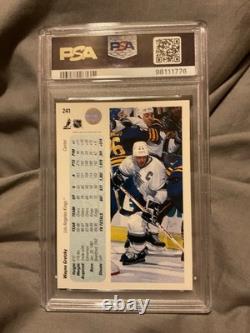 1990 Upper Deck Promo #241 WAYNE GRETZKY RARE PSA 10 Gem Mint Low Pop ERROR