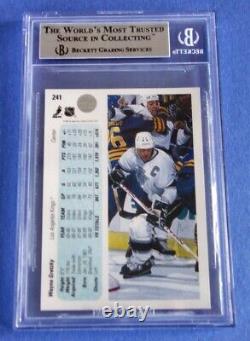 1990 Upper Deck Promos #241A Wayne Gretzky Kings BGS 9 MINT