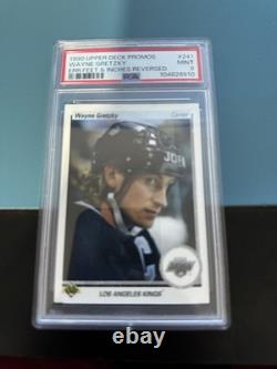 1990 Upper Deck Promos #241 Wayne Gretzky Err Feet & Inches PSA 9 Mint