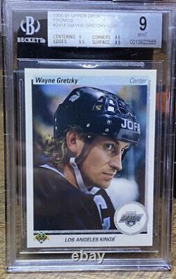1990 Upper Deck Promos #241 Wayne Gretzky Kings BGS 9 MINT