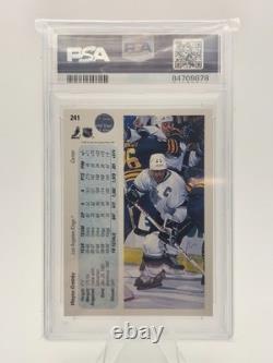 1990 Upper Deck Promos 241 Wayne Gretzky PSA 10 Mint Error Feet Inches Reversed