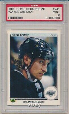 1990 Upper Deck Wayne Gretzky Promo Card #241 L. A. Kings PSA 9