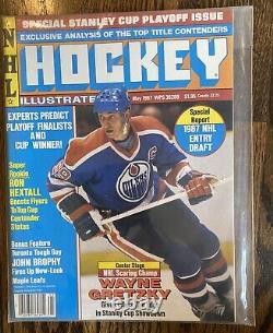 1990's hockey cards 6 full boxes with Wayne Gretzky magazine and extra packs