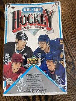1990's hockey cards 6 full boxes with Wayne Gretzky magazine and extra packs