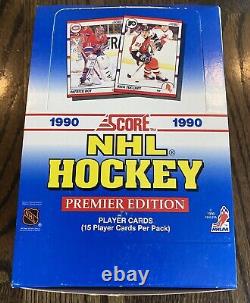 1990's hockey cards 6 full boxes with Wayne Gretzky magazine and extra packs