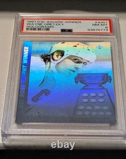 1991-92 UD-Award Winners? Holograms? Wayne Gretzky #AW1? PSA NM-MT 8 Bright