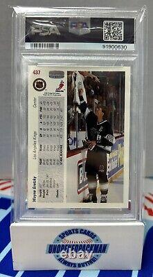 1991-92 Upper Deck #437 Wayne Gretzky PSA Authentic Auto