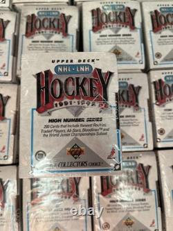 1991-92 Upper Deck High Series Hockey Factory Sealed Set Lot of 32