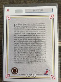 1991-92 Upper Deck Hockey #38 Wayne Gretzky 99 see Description