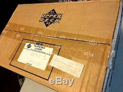 1991-92 Upper Deck Hockey Low Number Factory Sealed Case Of 24 Mint Boxes