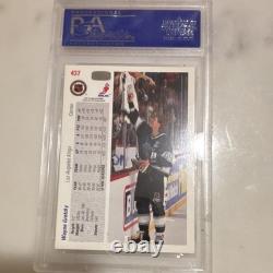 1991-92 Upper Deck Wayne Gretzky #437 Auto PSA/DNA Certified Authentic Auto