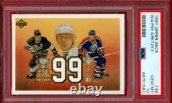 1991-92 Upper Deck Wayne Gretzky 99 #38 Psa 10 Gem Mint 91-92 Ud Pop=89 Rare