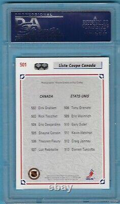 1991 Upper Deck French Francais Wayne Gretzky Paul Coffey Canada Cup PSA 9 Mint