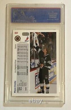 1991 Upper Deck French Wayne Gretzky #437 PSA 8 NM-MT Low Pop