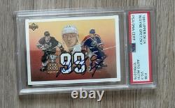 1991 Upper Deck Wayne Gretzky Oilers PSA Authentic Autographed Card Grade 3