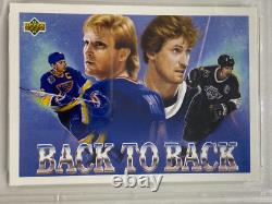 1992-93 Upper Deck #423 Wayne Gretzky/Brett Hull PSA GEM MINT 10 CRACKED SLAB