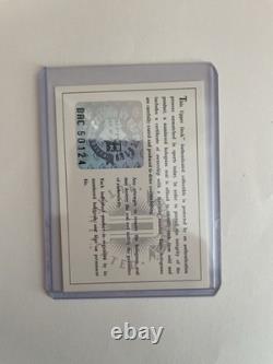 1992-93 Upper Deck Heroes #18 Wayne Gretzky Autograph AUTO (UDA #BAC50124)